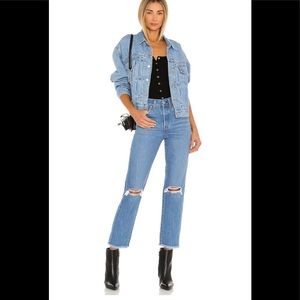 Levi’s Wedge Straight high rise jeans sz 25